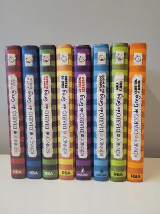 El diario de Gerg 1,2,3,4,5,6,8 y 9.