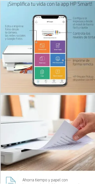 Impresora HP Envy 6020e Multifunción Blanca
