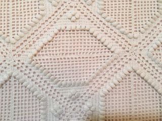 Colcha Crochet Hecha a Mano 240x220