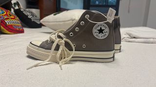 Zapatillas Converse Marrones y Blancas ALIEXPRESS