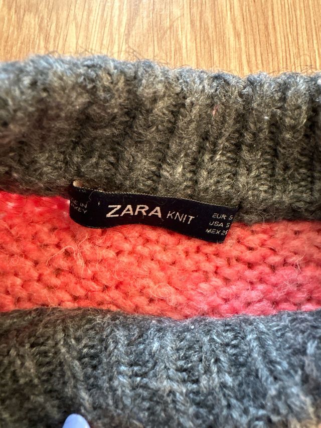 Jersey Zara rayas multicolor