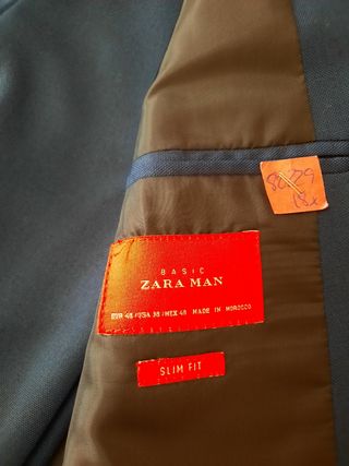 Traje azul elegant azul marino y otro azulon