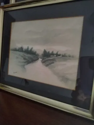 Paesaggio ad acquerello Cuadro