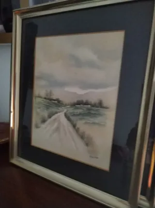 Paesaggio ad acquerello Cuadro