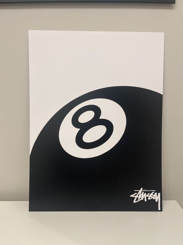 Lámina Stussy 8 Ball 30x40 cm