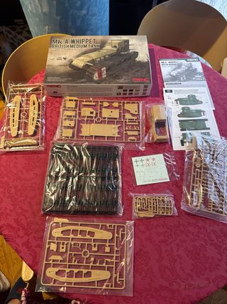 Maqueta Tanque Mk.A Whippet Británico IWW 1/35