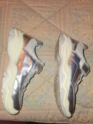 Scarpe Primigi Argento/Bianco Tg 39