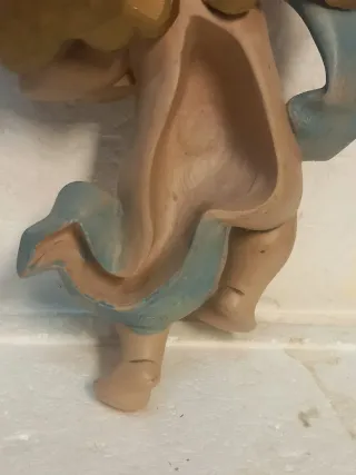 Pastori presepe angelo con arpa