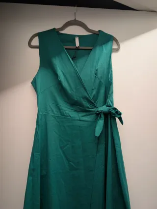 Abito verde a palloncino