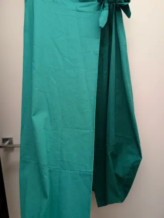 Abito verde a palloncino