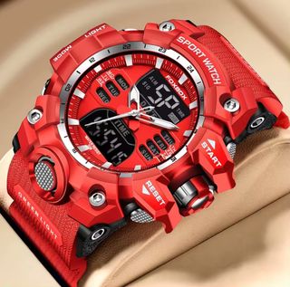 Reloj Foxbox Deportivo Hombre Rojo