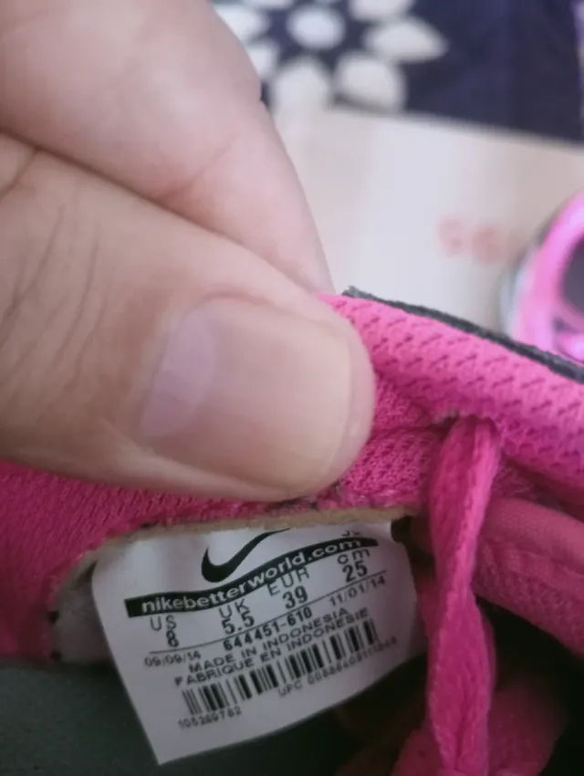 Zapatillas Nike Rosa y Negra Talla 39