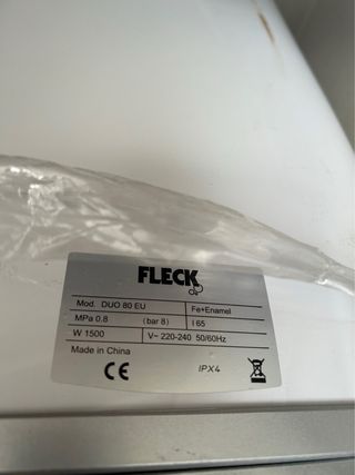 Calentador Fleck Duo 80