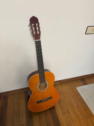 Guitarra Española Naranja con Funda