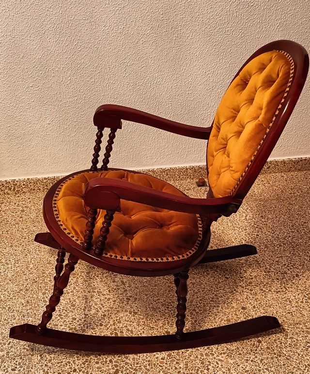 Juego de 2 mecedoras estilo victoriano