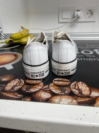 Converse Piel Blancas niña Talla 35
