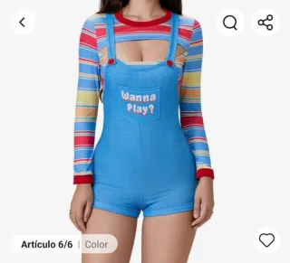 Disfraz Chucky Mujer Talla L