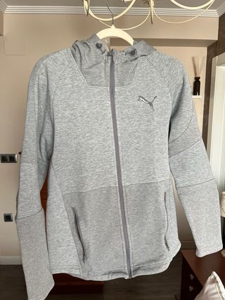 Chaqueta Puma Gris con Cremallera
