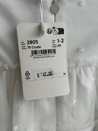 Abito cerimonia bimba Mayoral nuovo con cartellino