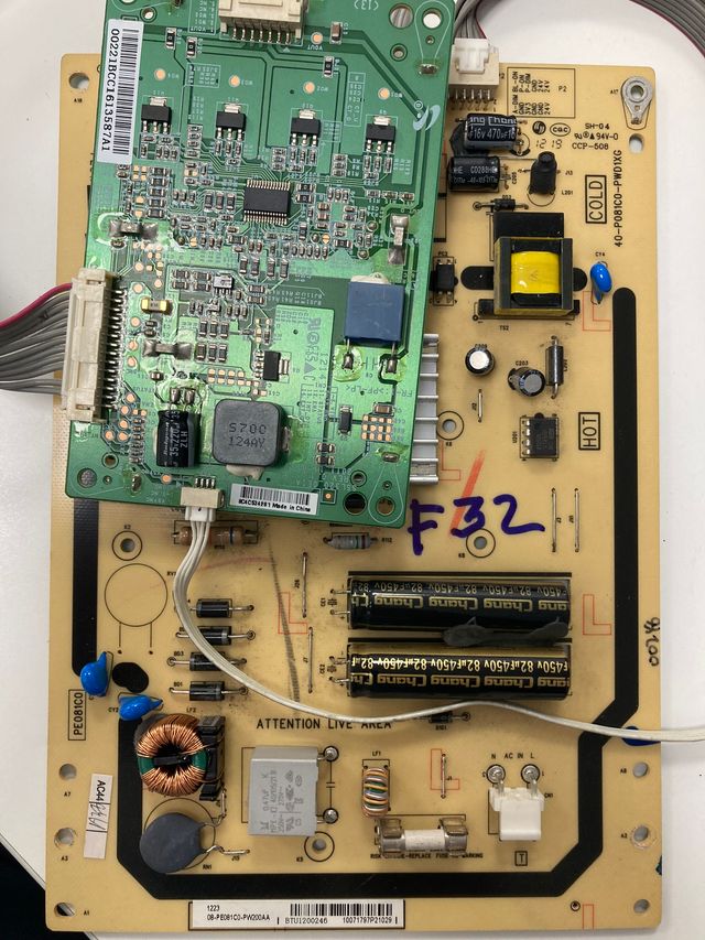 F32 - FUENTE TV TCL  40-P081C0-PWD1XG     F32 - Fu