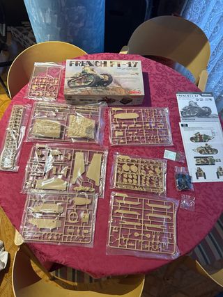 Maqueta Tanque Francés FT-17 IWW (Riveted Turret)