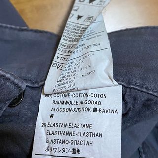 Benetton Pantaloni Chino Grigio Classico Casual