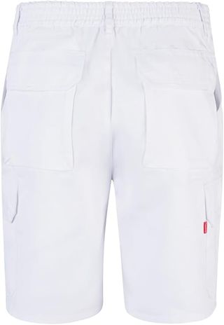 Velilla 344 Bermudas Multibolsillos Blancas