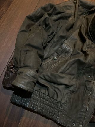 Chaqueta de piel Marco Piergi hombre marrón