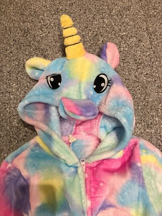 Pijama Manta Polar Unicornio Talla 4 años