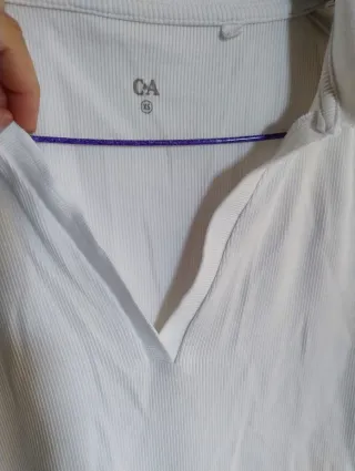 Camiseta C&A Blanca Talla XS