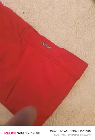 Pantalón de esquí Joluvi rojo