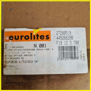 Stop Posteriore Destro Fumè RENAULT CLIO 1° 94/98