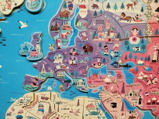 Puzzle Mapa Mundo Imanes Janod COMPLETO