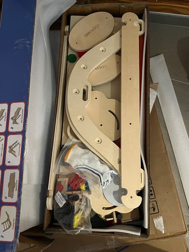 Juego Escalada Madera Cosyland 8 en 1