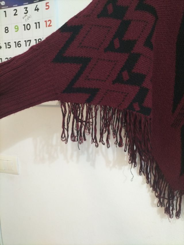 Jersey capa con flecos