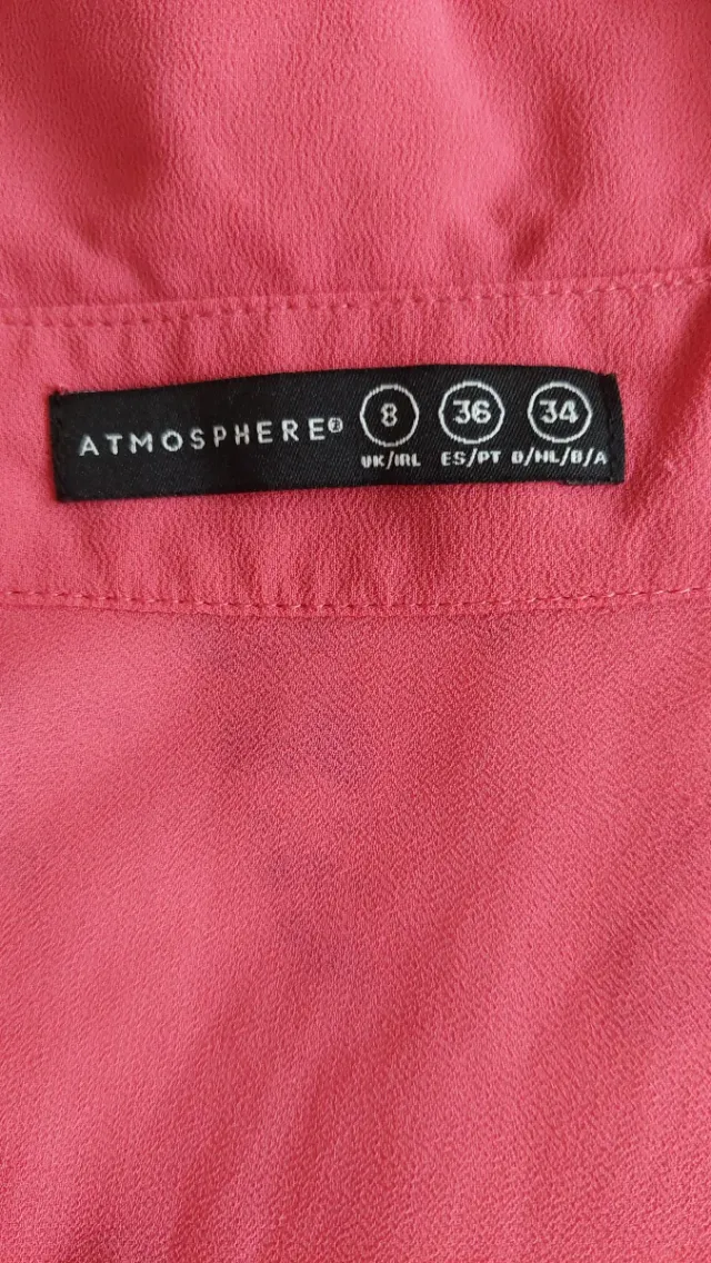 Camisa sin mangas rosa