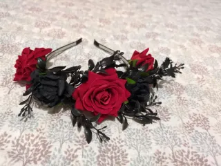 Disfraz Halloween Mujer Calavera Negra y Roja