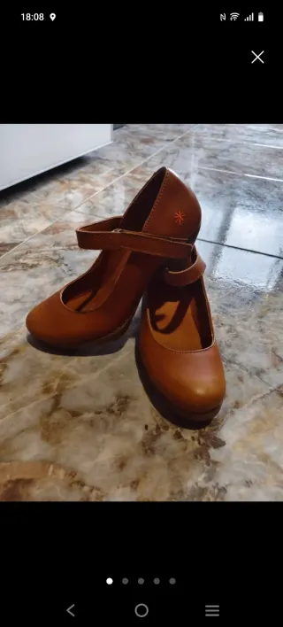 Zapatos de salón ART marrones talla 36