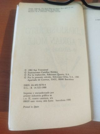 El diario secreto de Adrian Mole