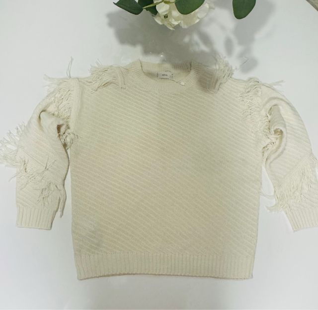 Jersey Mango flecos talla 12 Nuevo