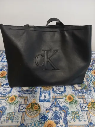 Borsa tote nera Calvin Klein