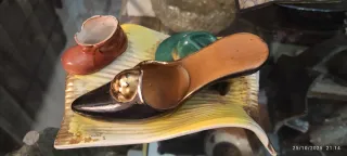 Decorazioni artigianali vintage scarpe cappello