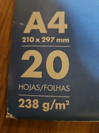 Papel Fotográfico Glossy A4 238 g/m²