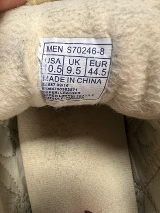 Saucony Pelle Scamosciata Beige EU 44