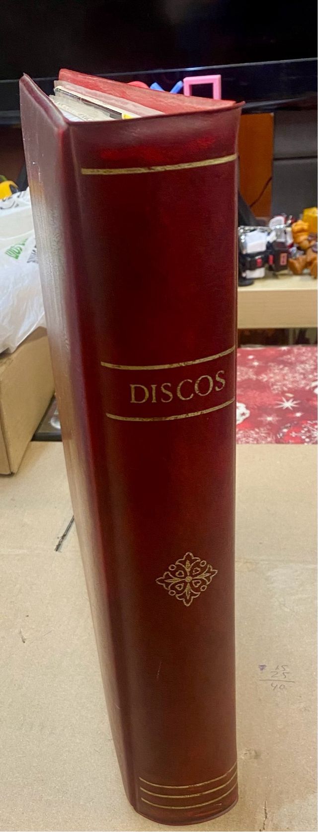 Álbum Guarda Vinilos Antiguo Años 70