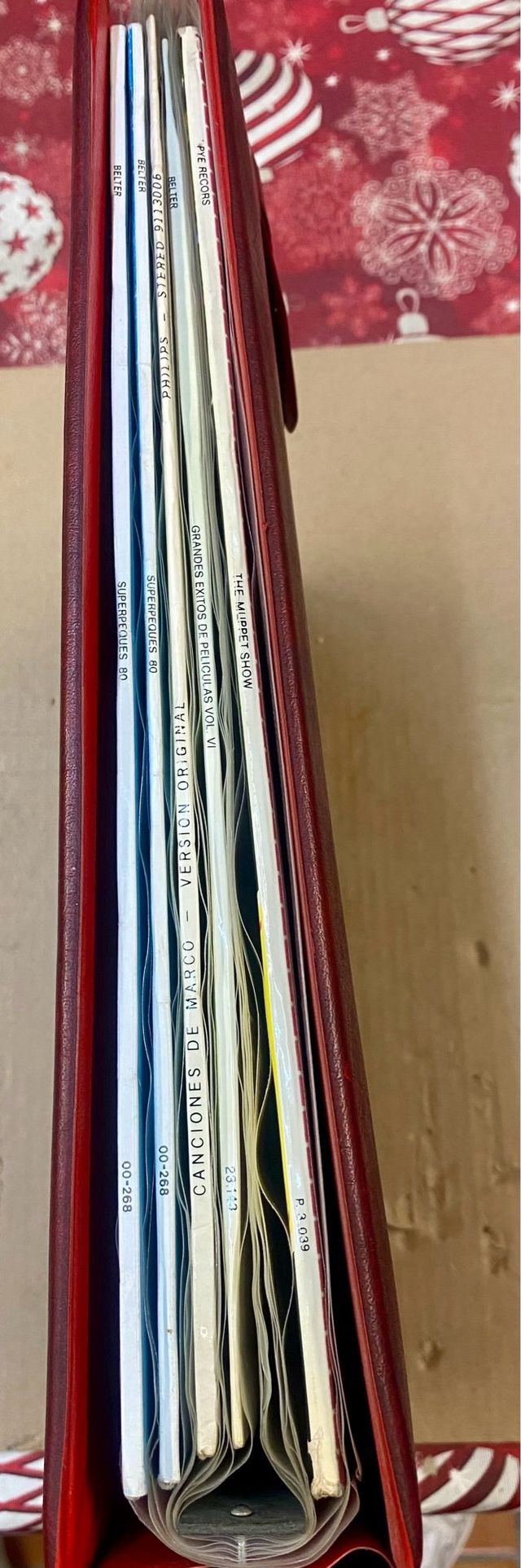 Álbum Guarda Vinilos Antiguo Años 70