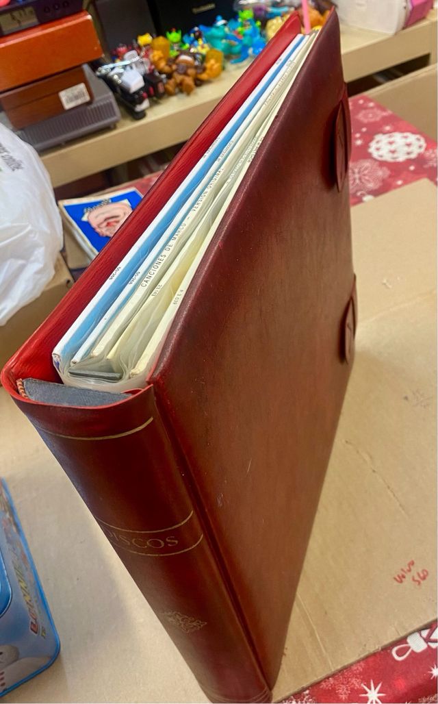 Álbum Guarda Vinilos Antiguo Años 70