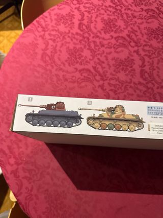 Maqueta tanque Panzer III/IV ausf Einheitsfahrgest