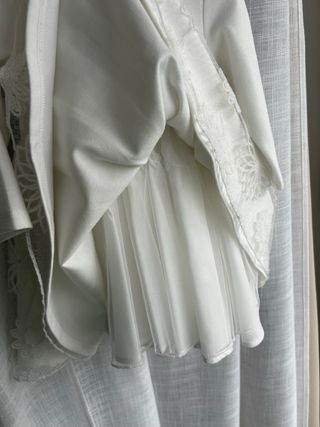 Abito cerimonia bambina bianco I DO