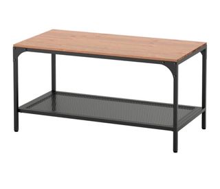 Mesa de centro Fjällbo Ikea madera y metal